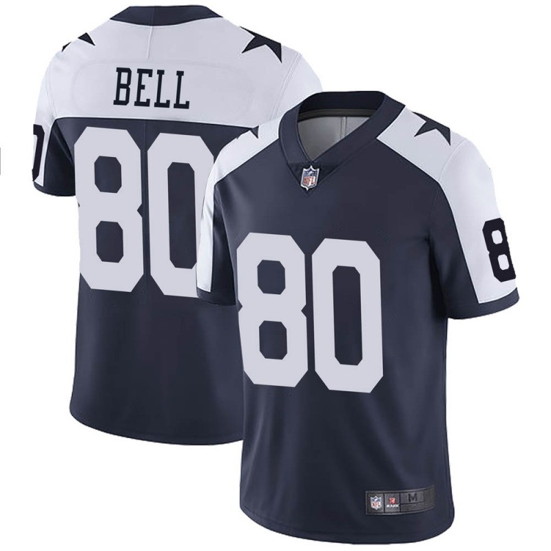 2020 Nike NFL Men Dallas Cowboys #80 Blake Bell Navy Limited Alternate Vapor Untouchable Jersey